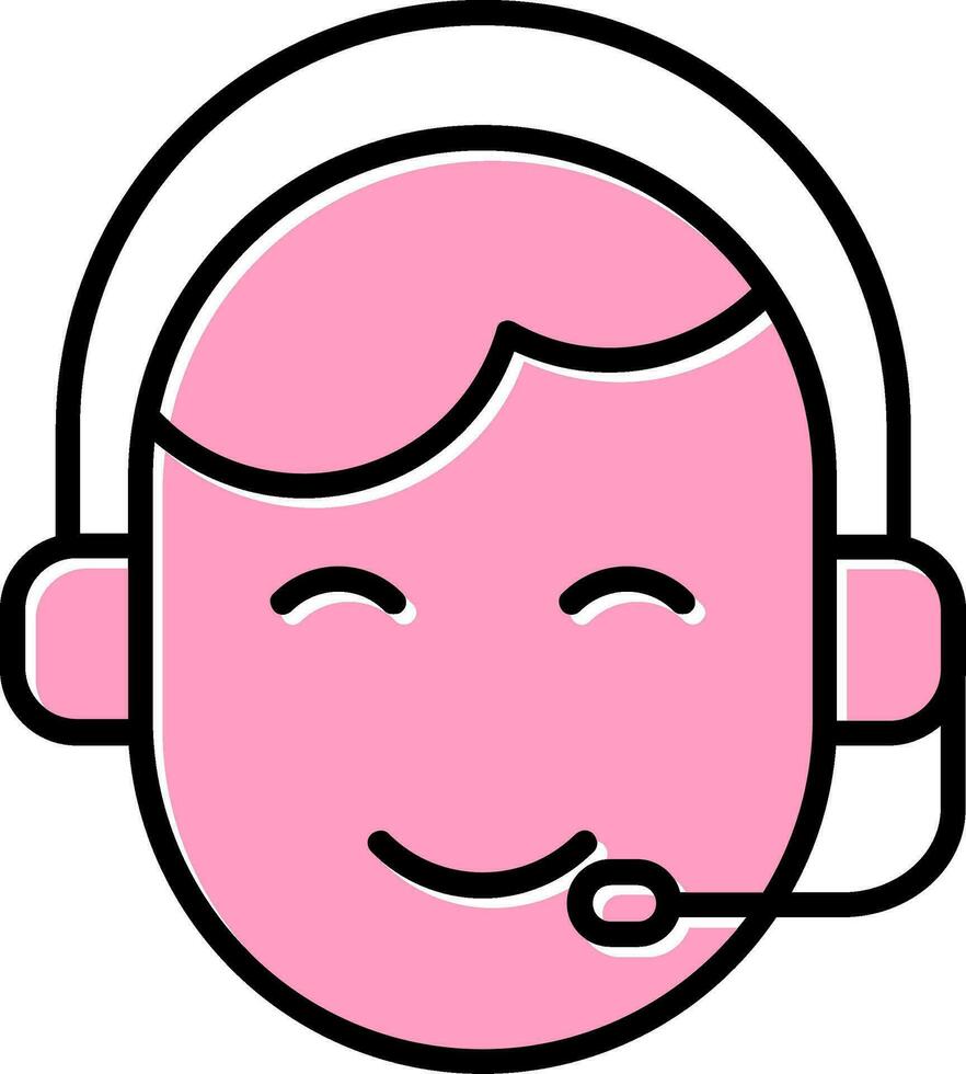 Customer Service Agent Vector Icon