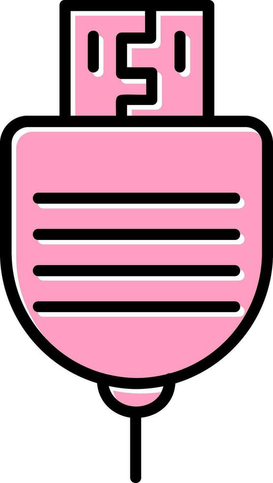 Usb Cable Vector Icon