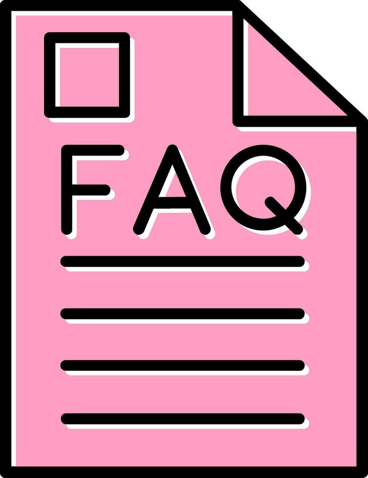 Faq Vector Icon
