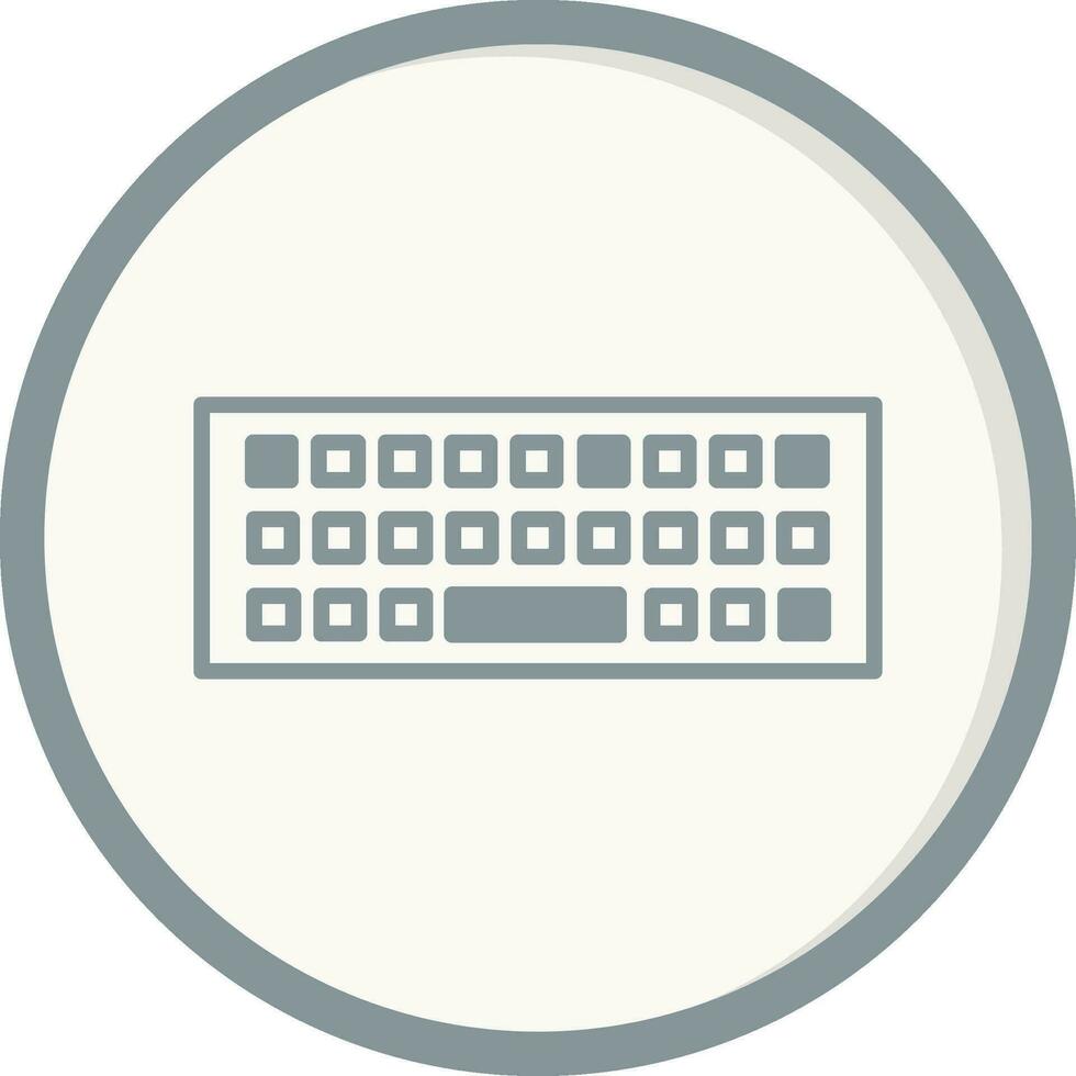 icono de vector de teclado