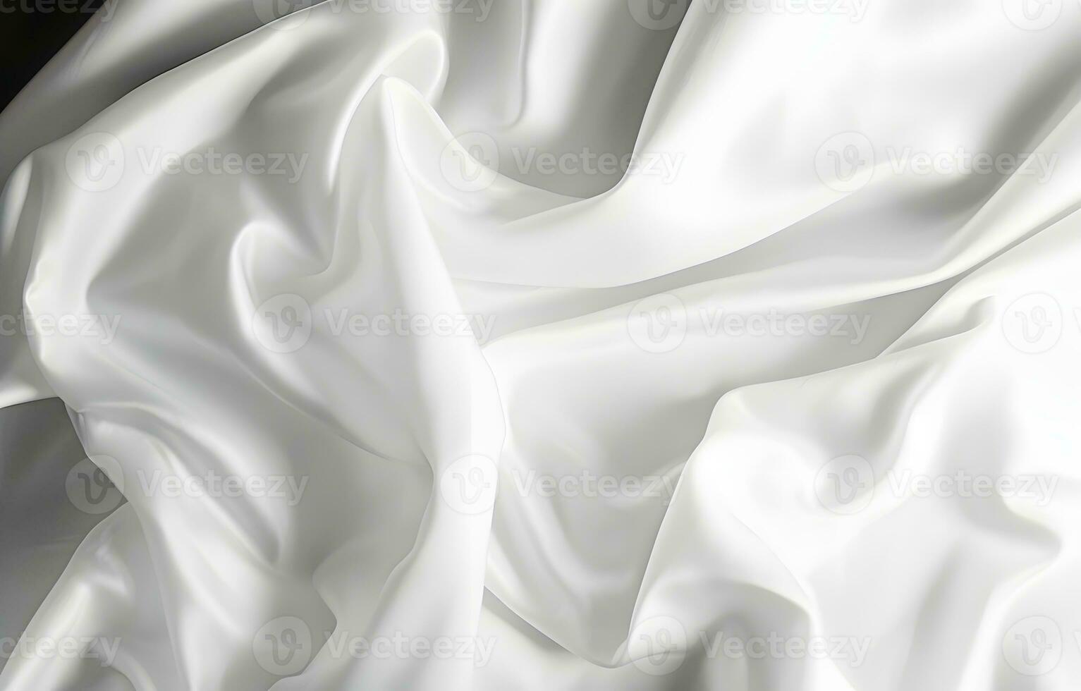 AI generated White silk texture luxurious satin for abstract background. beautiful white fabric photo