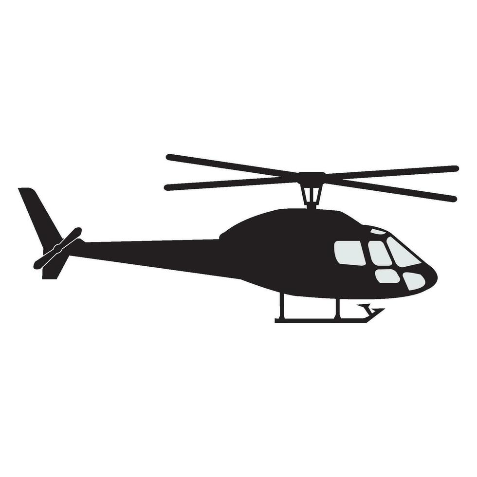 helicóptero icono logo vector diseño modelo
