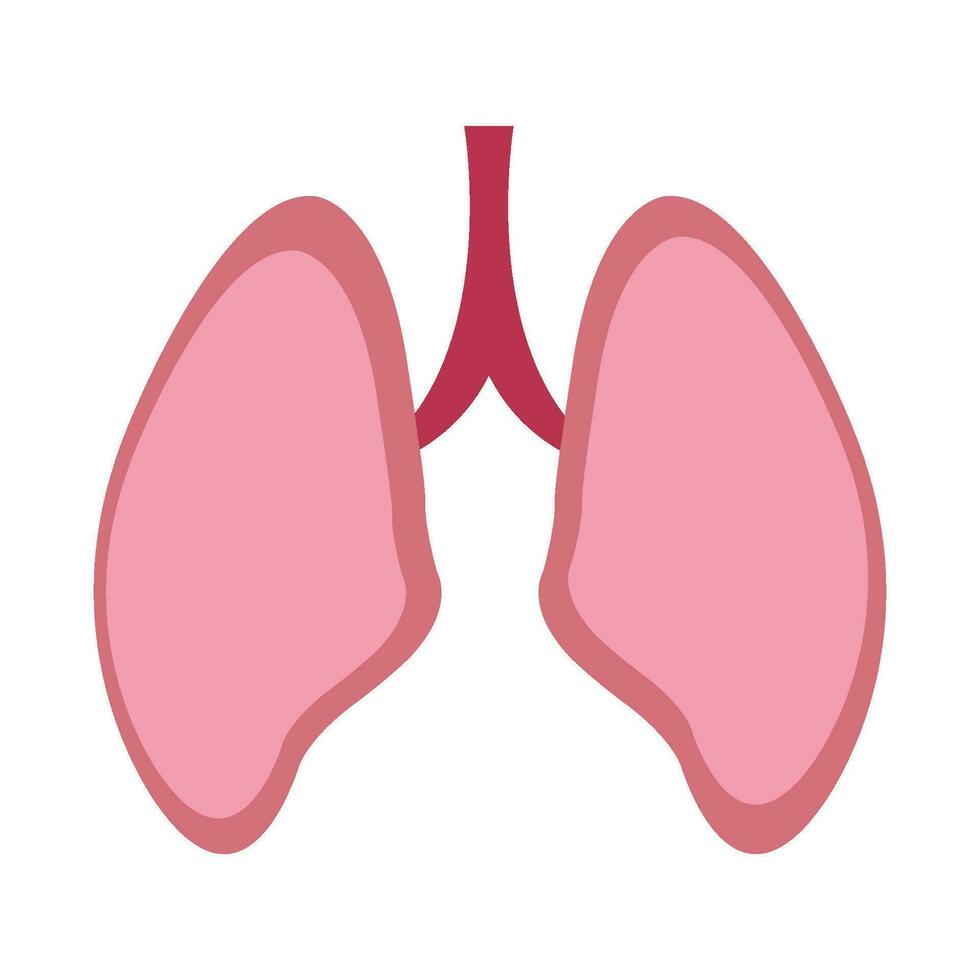 lungs icon logo vector design template