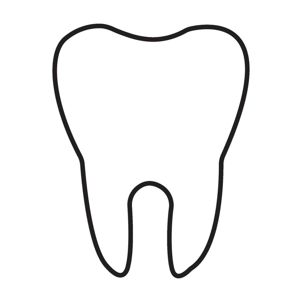 tooth icon logo vector design template