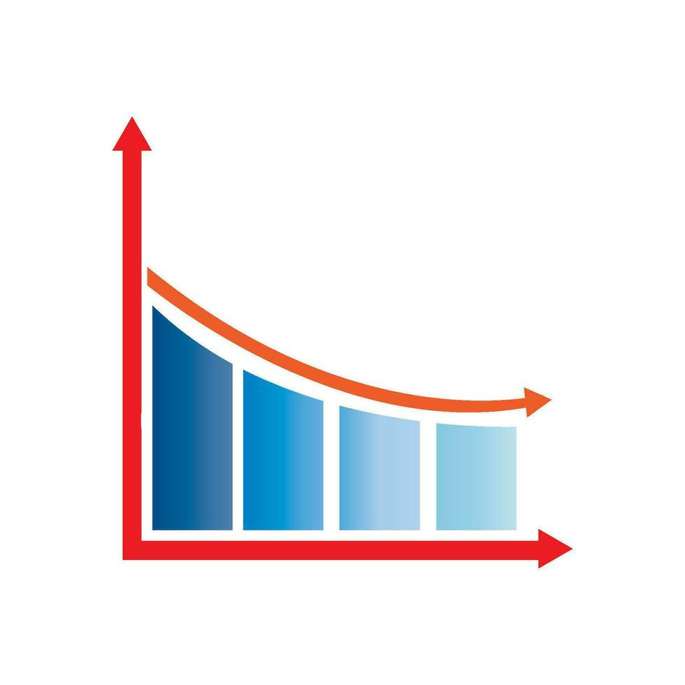 drop chart icon logo vector design template