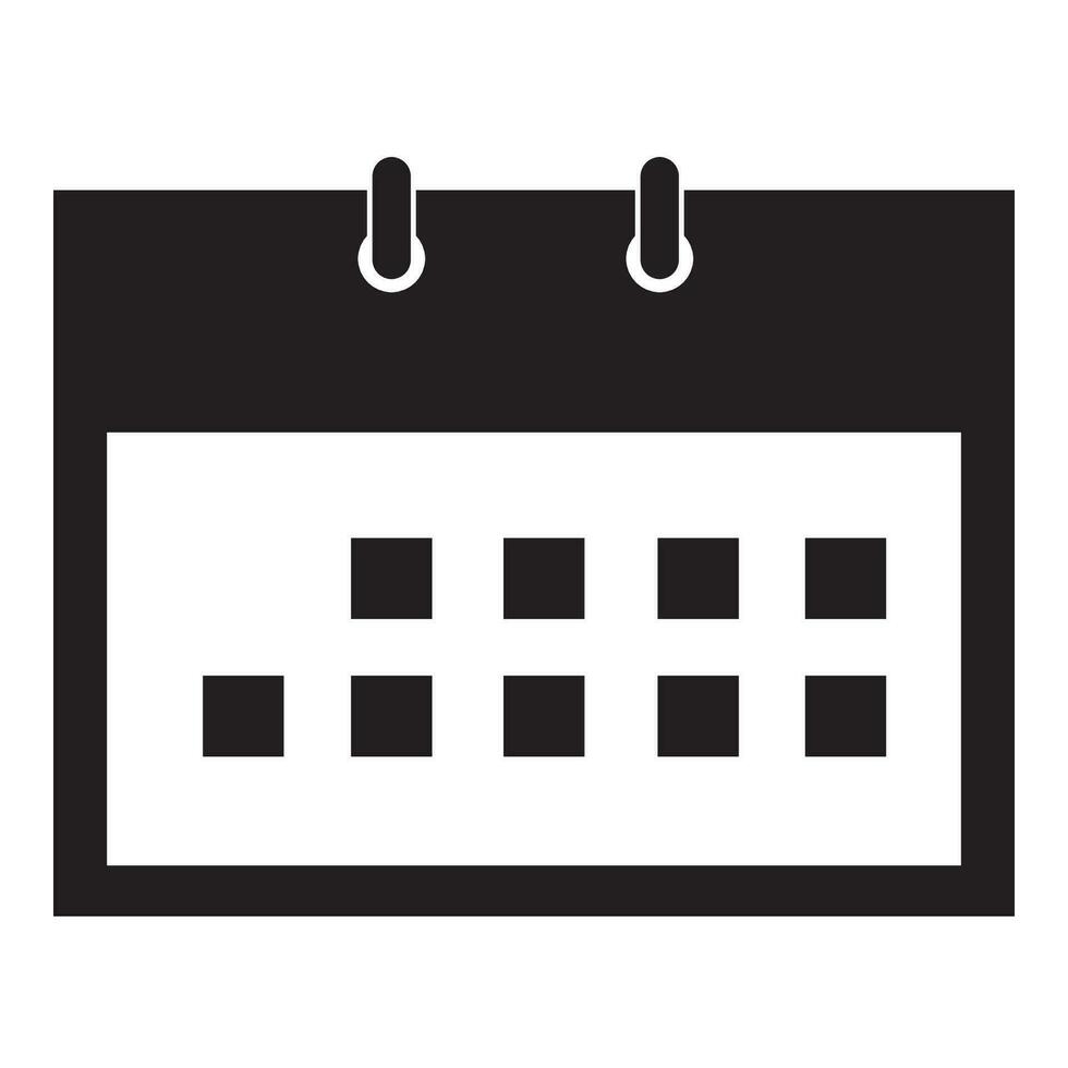calendar icon logo vector design template