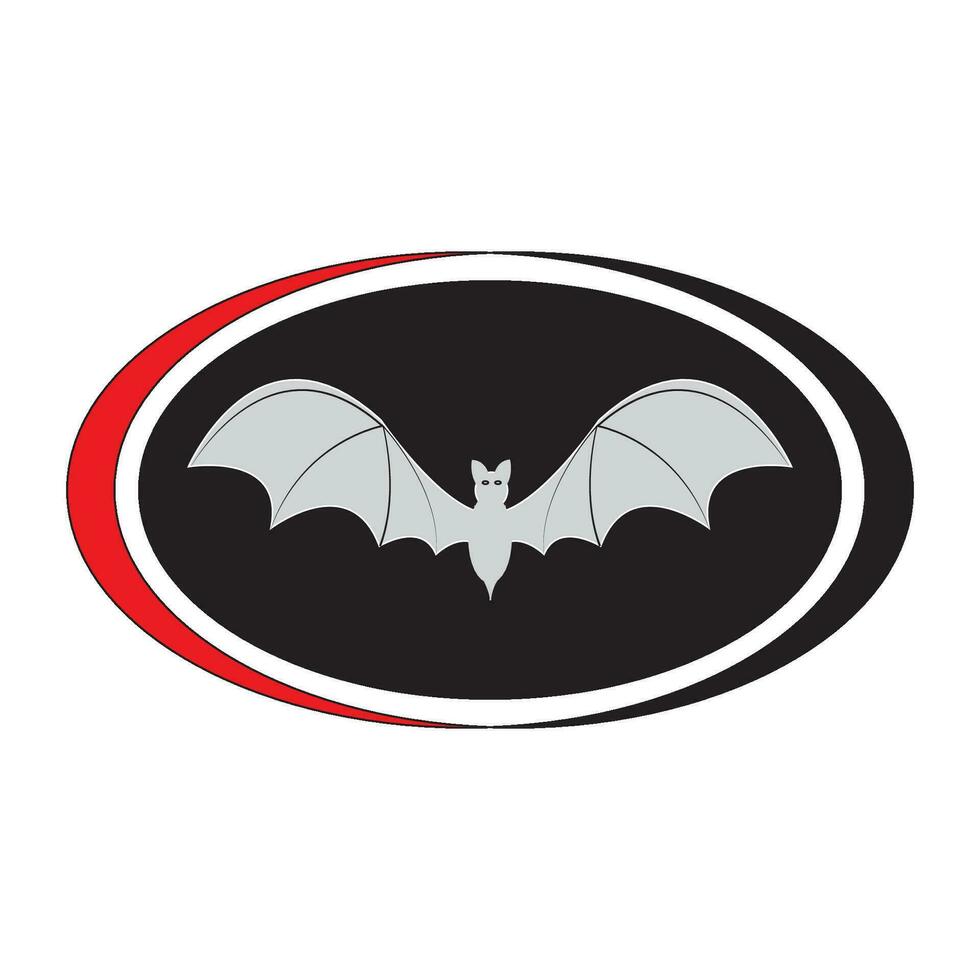 bat icon logo vector design template