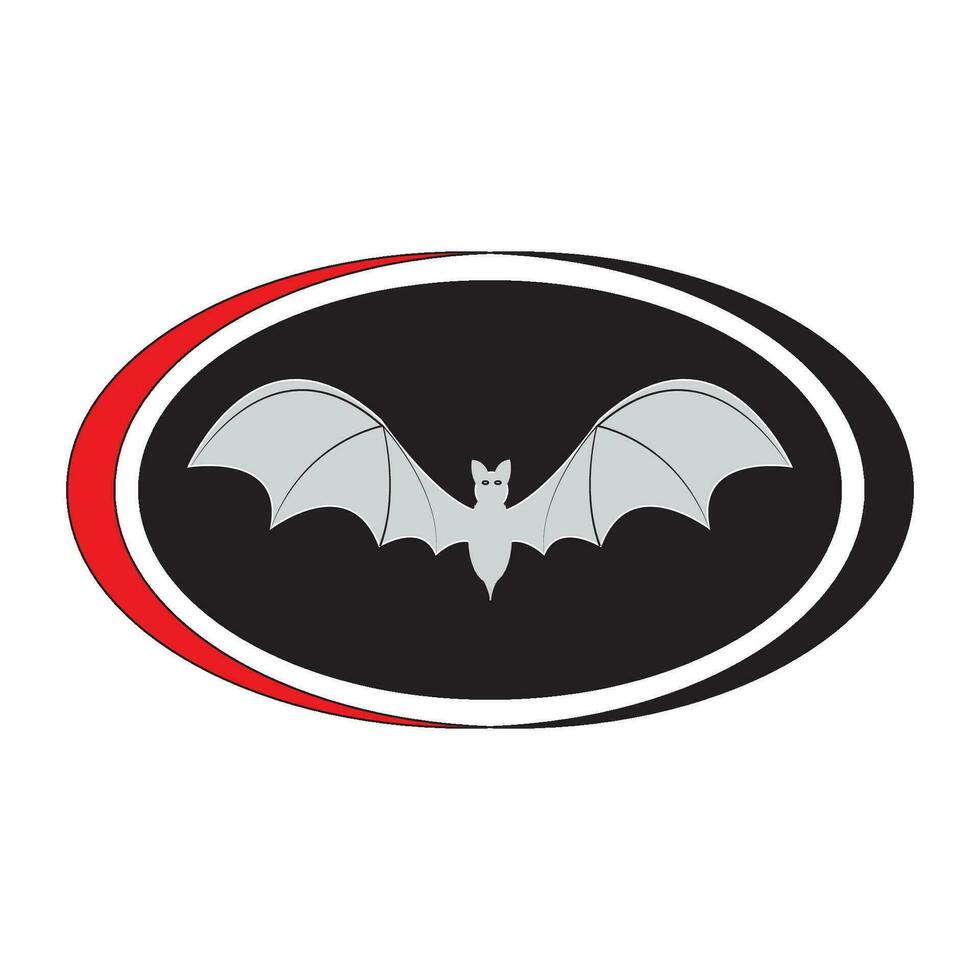 bat icon logo vector design template