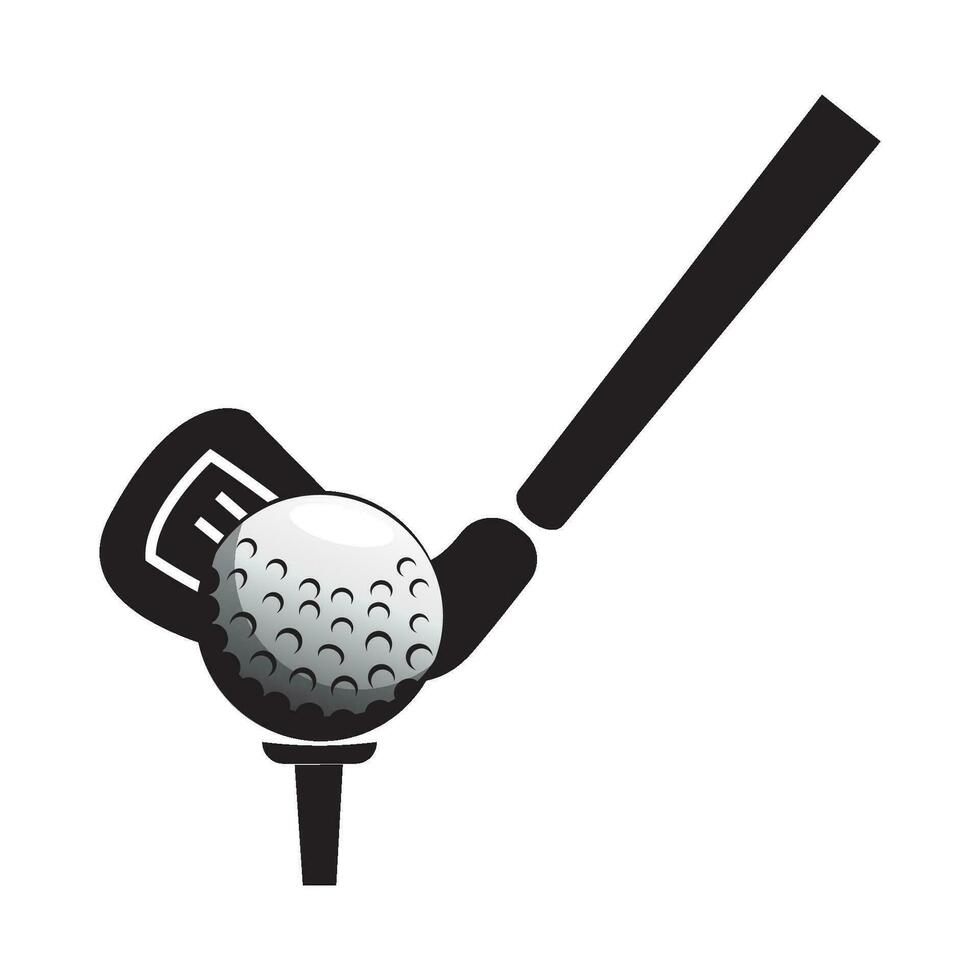 golf icono logo vector diseño modelo