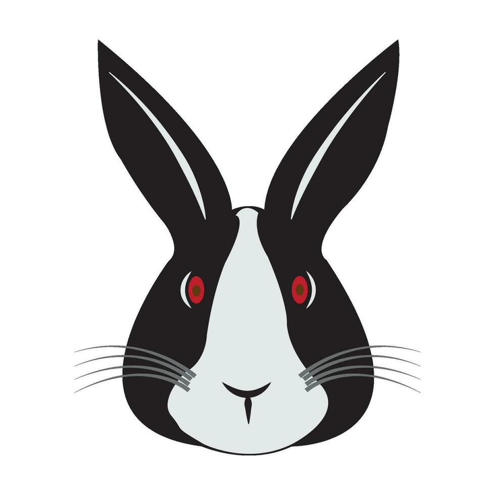 Conejo icono logo vector diseño modelo