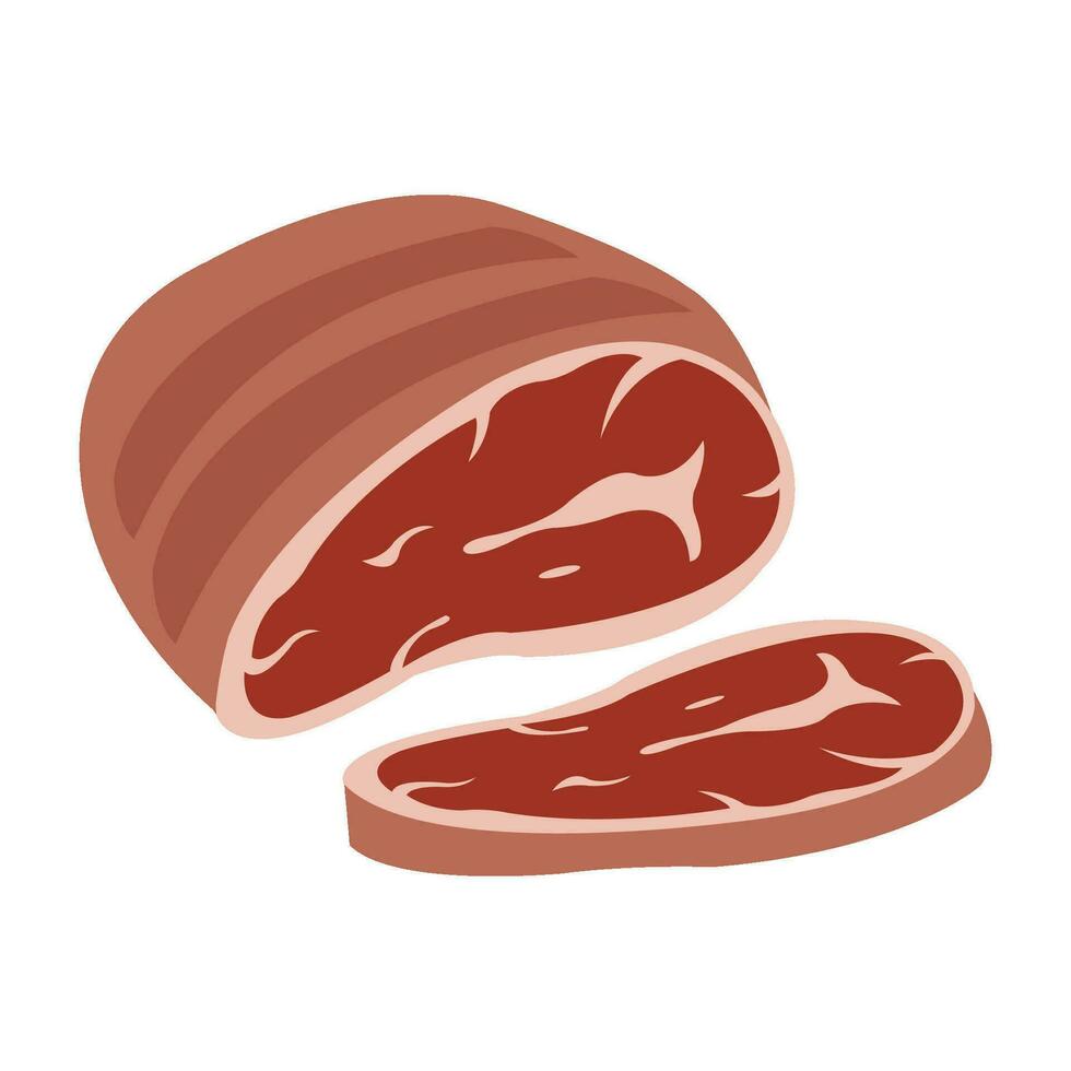 plantilla de diseño de vector de logotipo de icono de carne