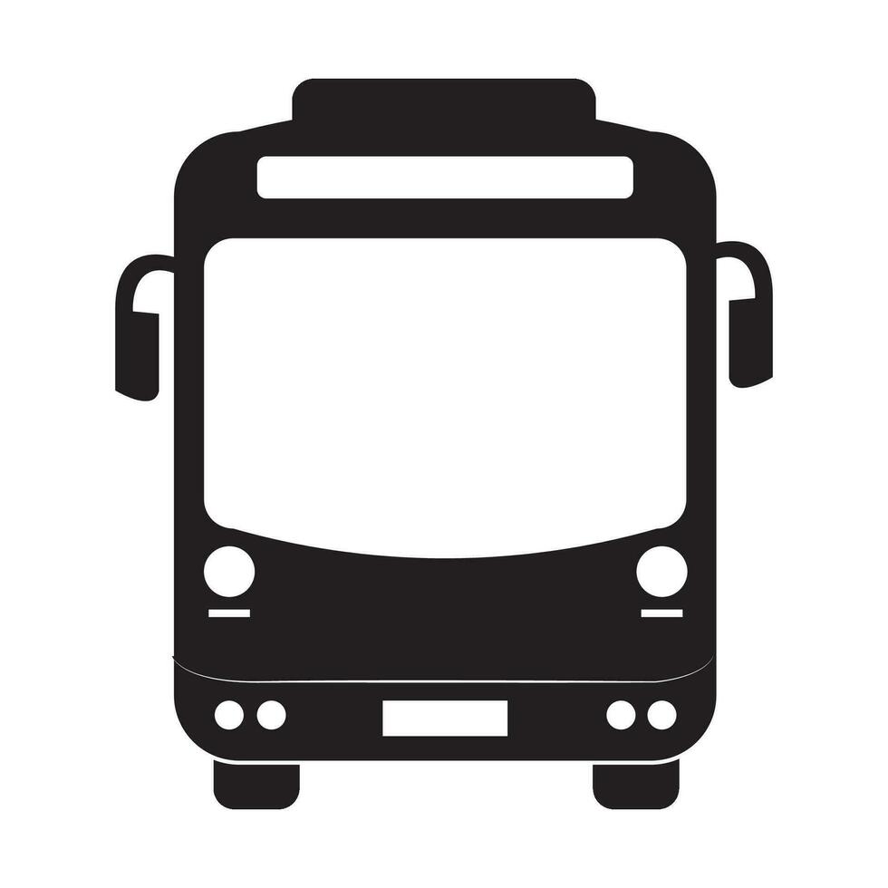 bus car icon logo vector design template