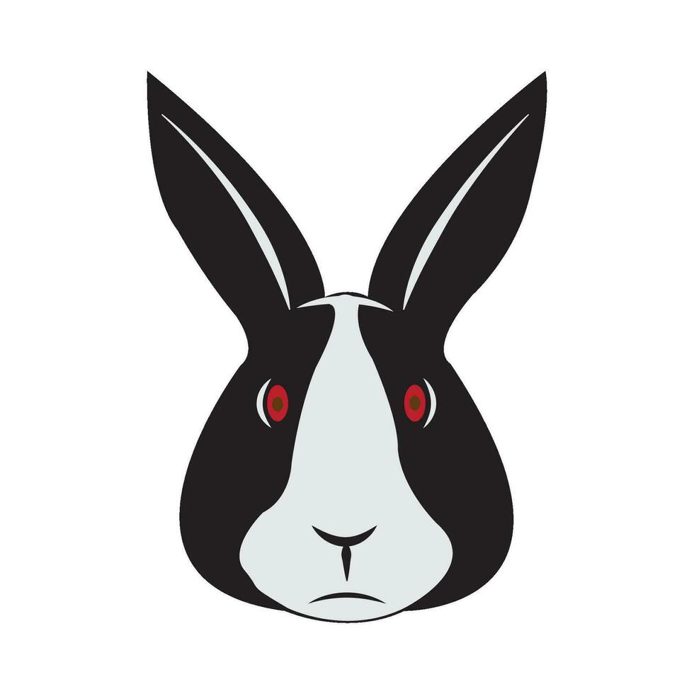 rabbit icon logo vector design template