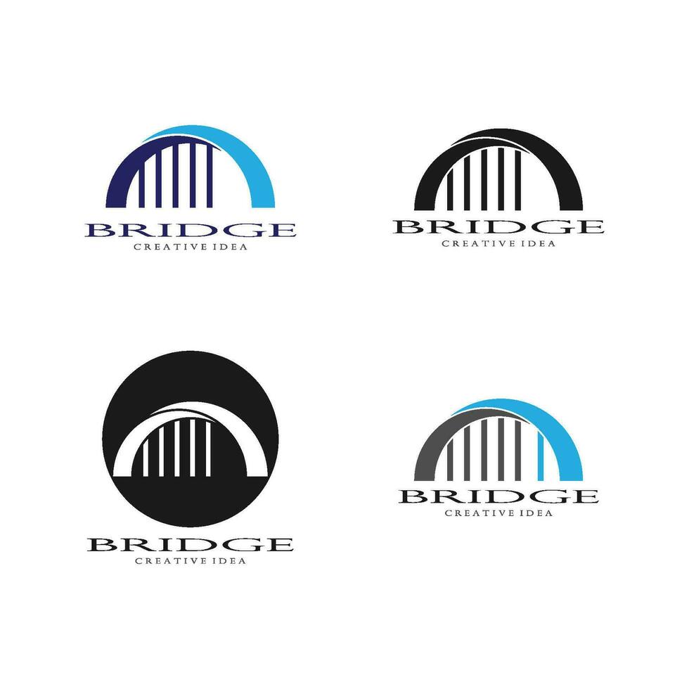 bridge Logo Template vector icon