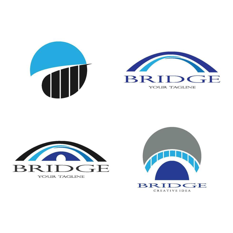 bridge Logo Template vector icon