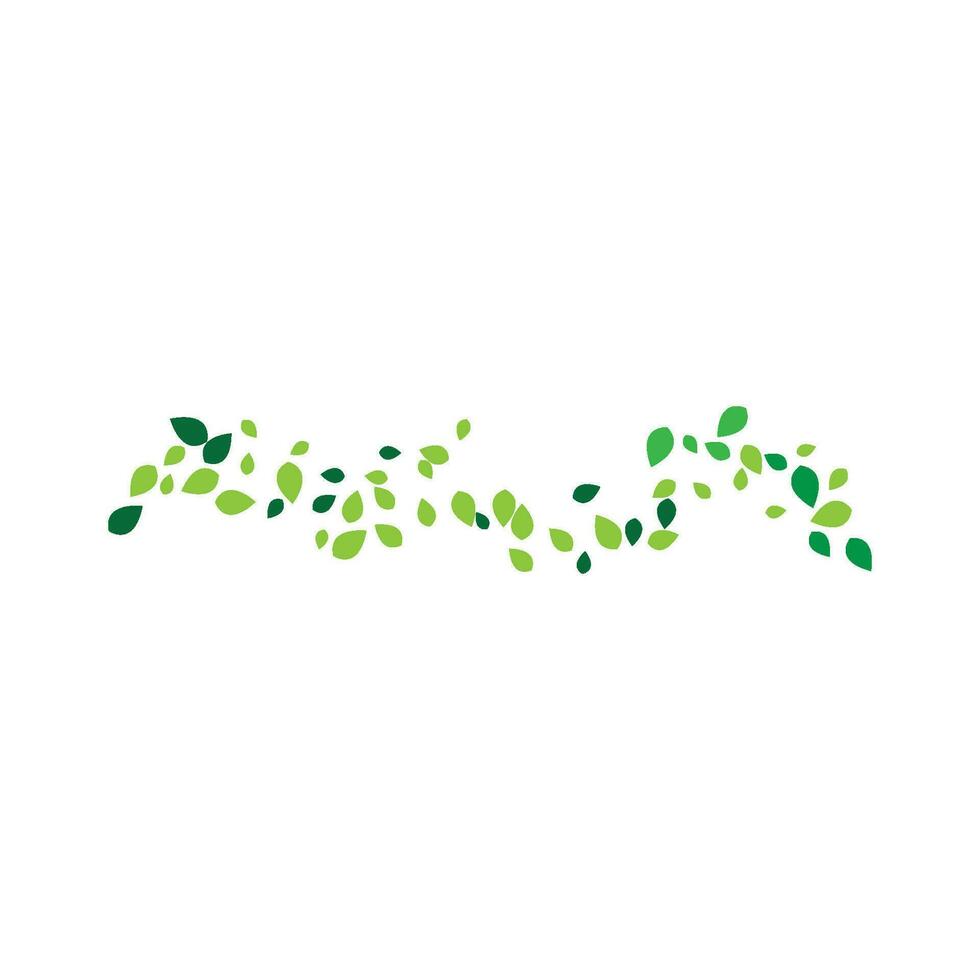 green leaf ecology nature element vector icon