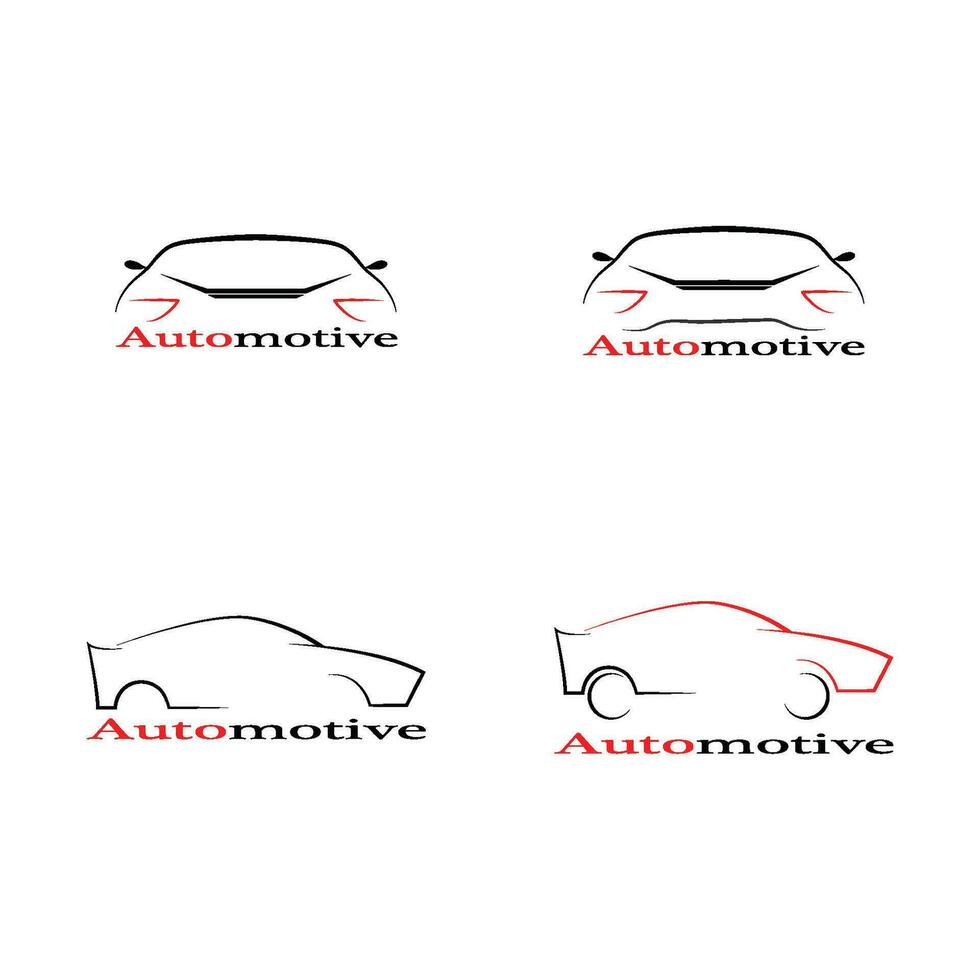 coche logo vector modelo ilustración diseño