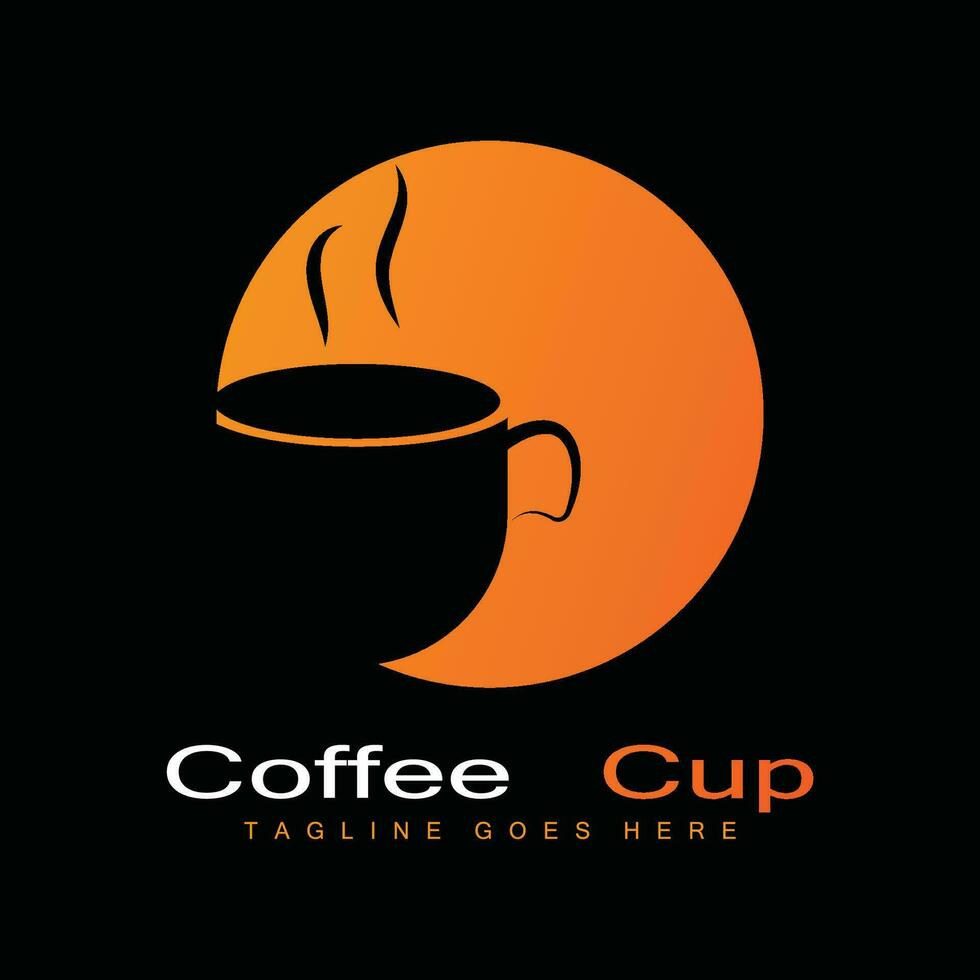 Coffee cup Logo Template vector