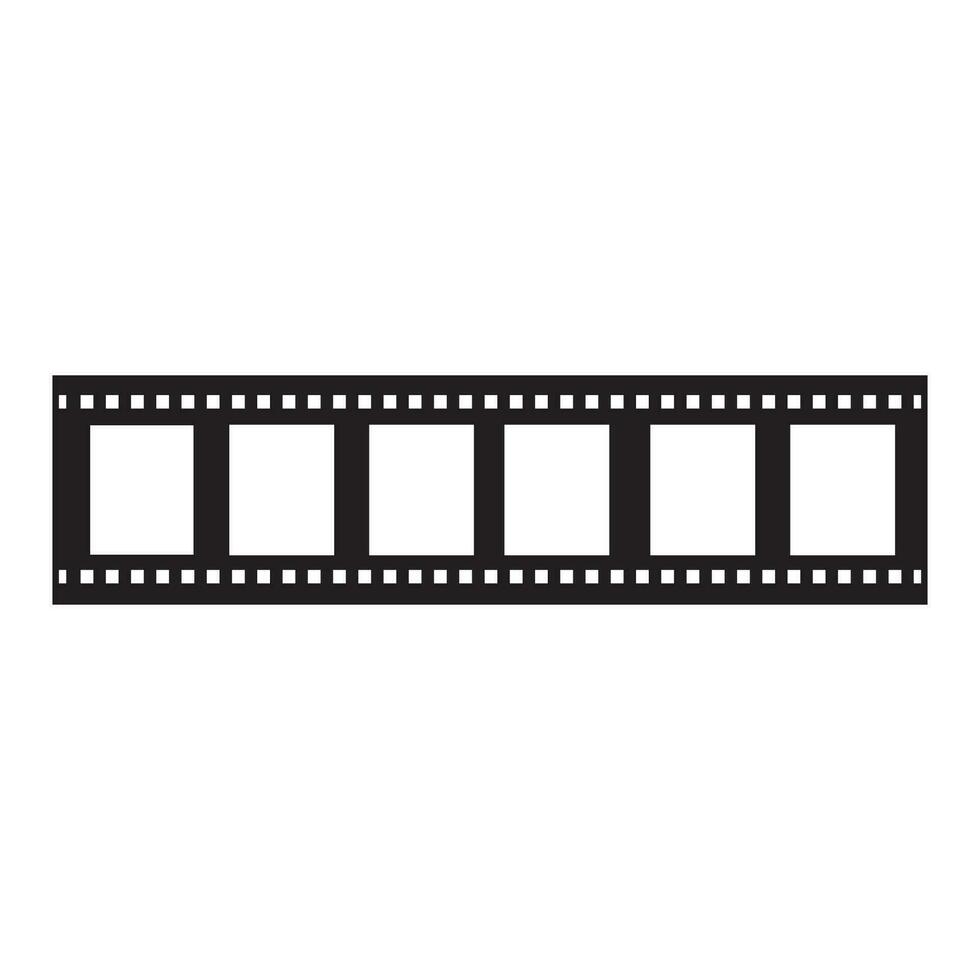 film roll icon logo vector design template