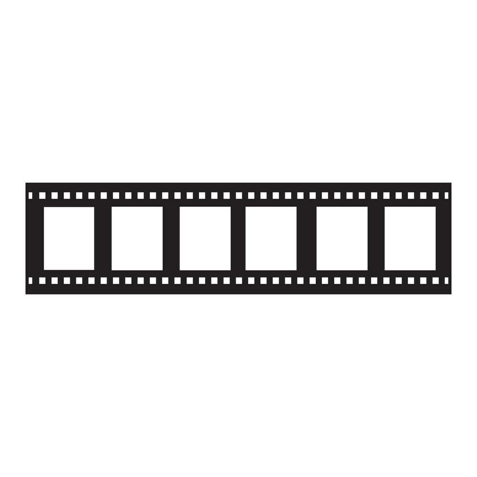 film roll icon logo vector design template