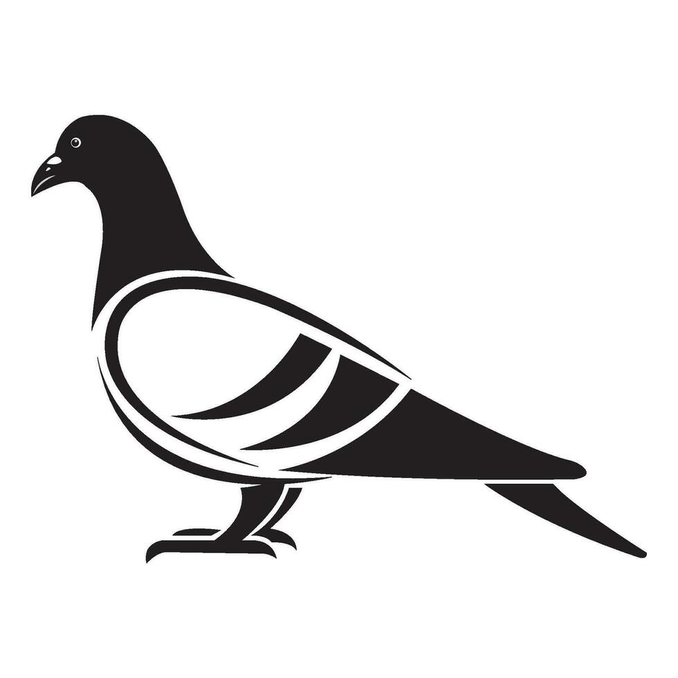 pigeons icon logo vector design template