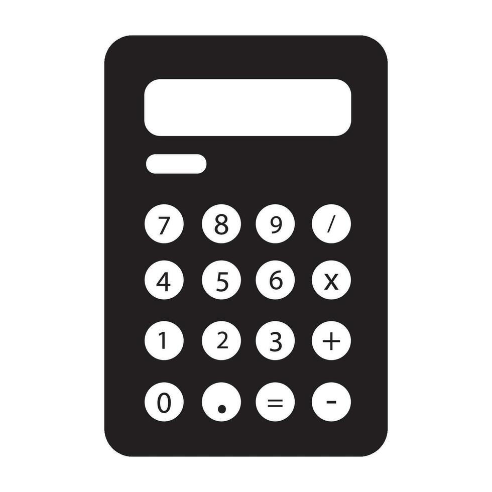 calculator icon logo vector design template