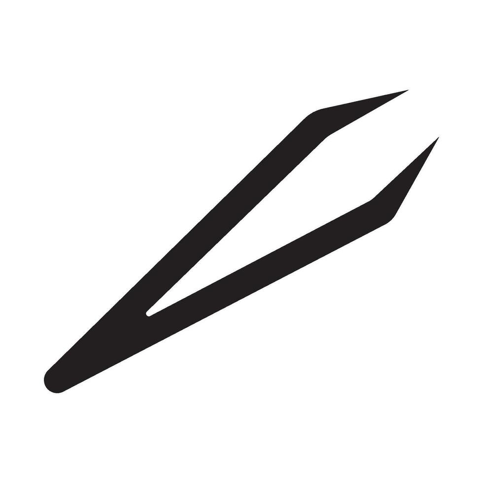 tweezers icon logo vector design template