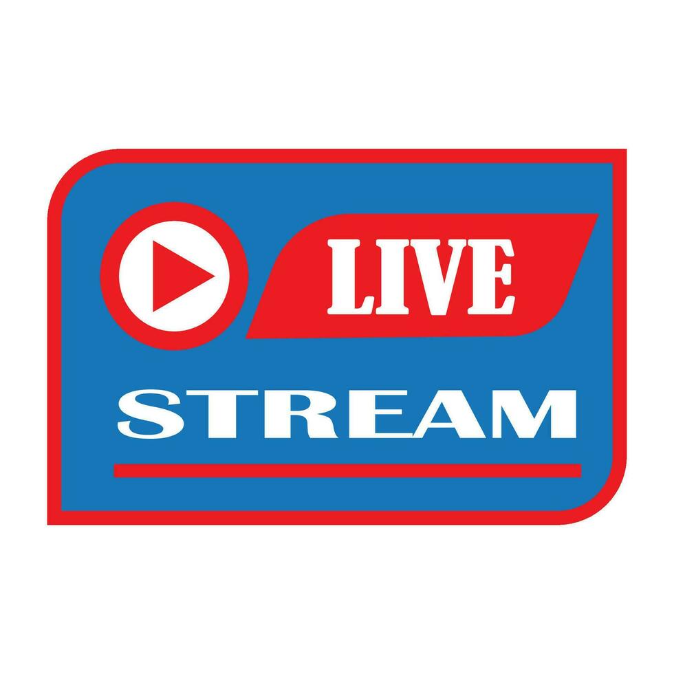 live broadcast icon logo vector design template
