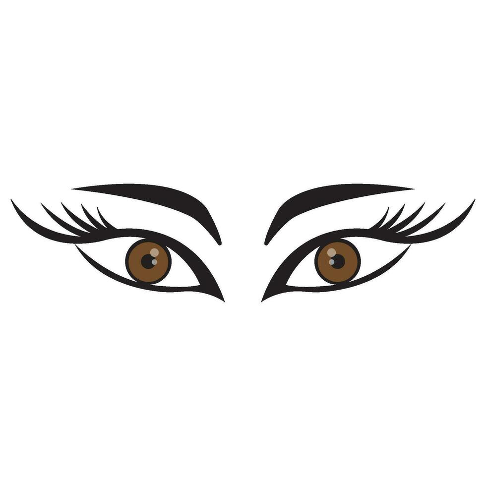 eye icon logo vector design template