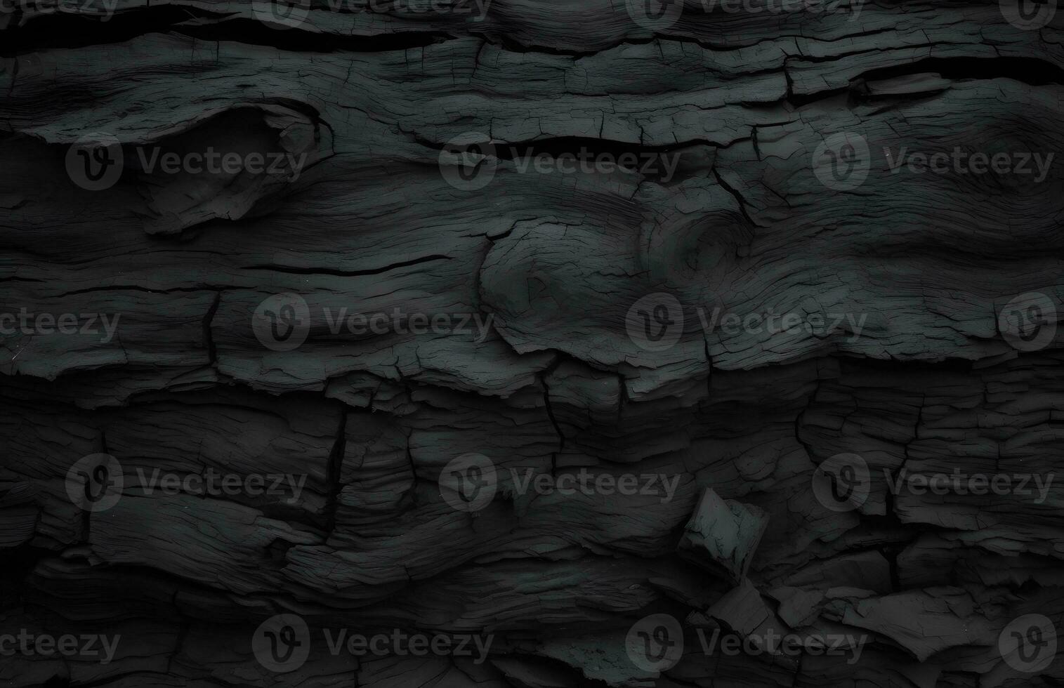 AI generated Old vintage rustic aged antique wooden texture Dark black wood background photo