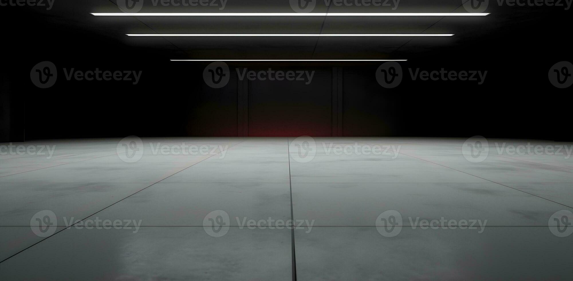 AI generated Rough textured surface with cracks in the grey concrete floor . Texture or background. photo