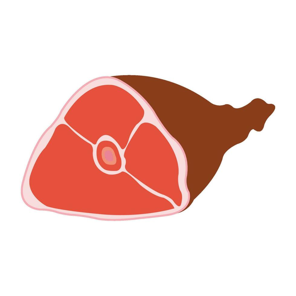 meat icon logo vector design template