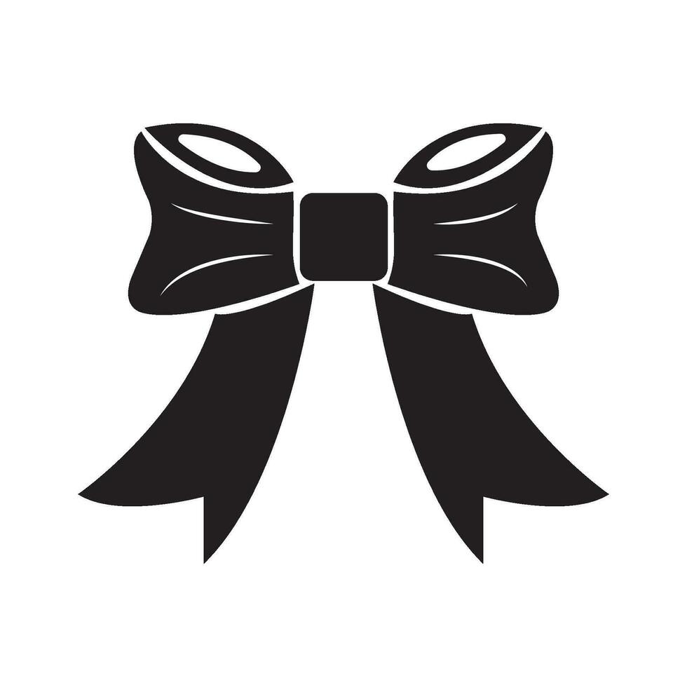 hair ribbon icomn logo vector design template