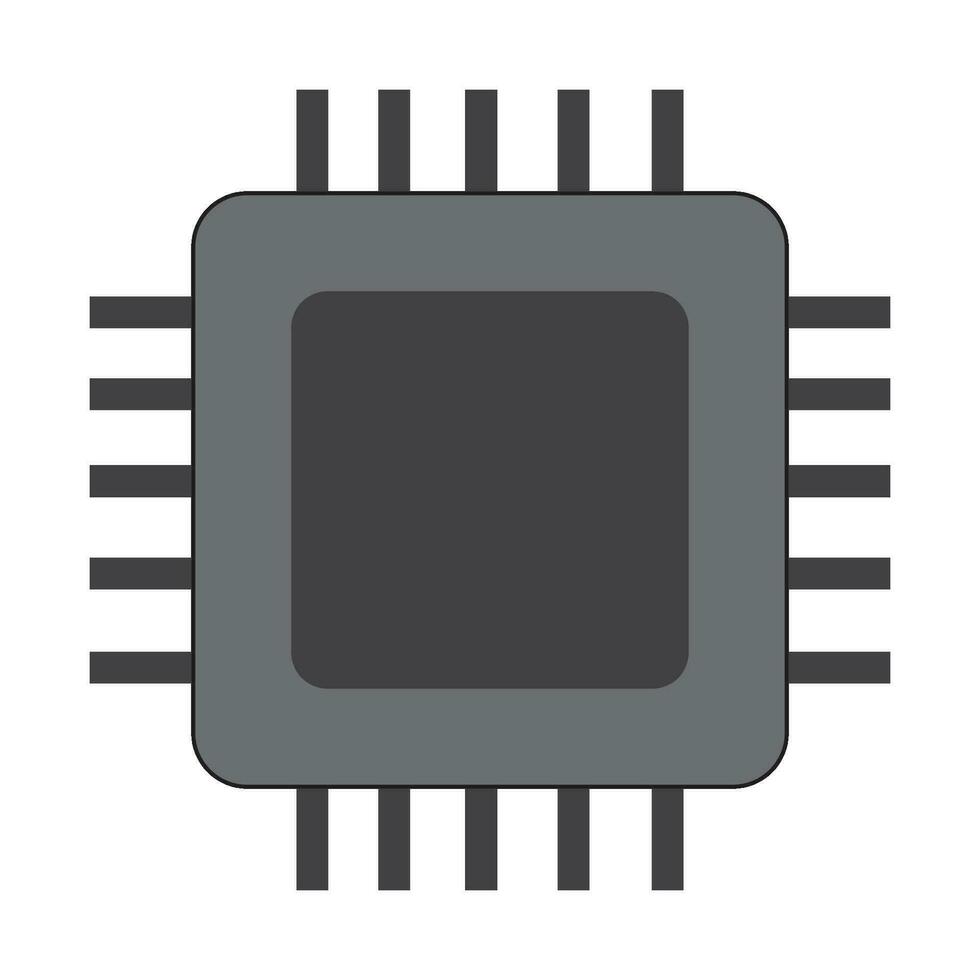 processor icon logo vector design template