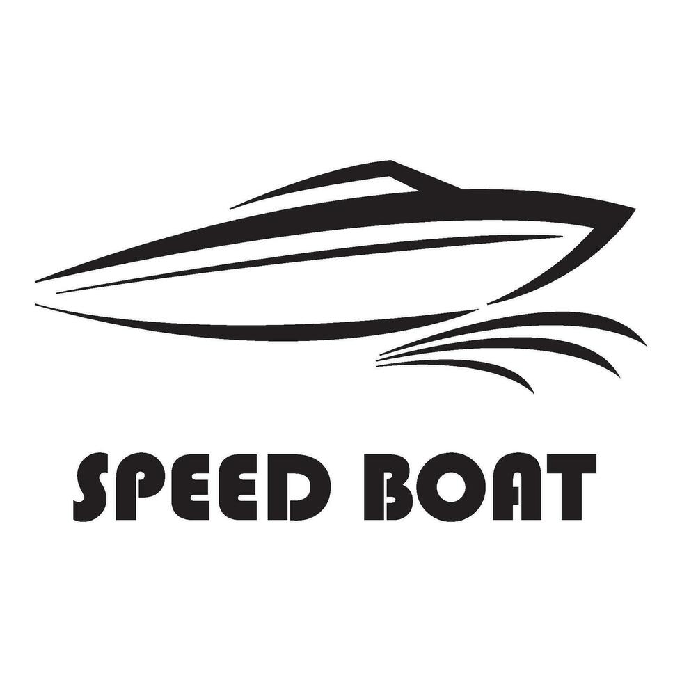 boat icon logo vector design template