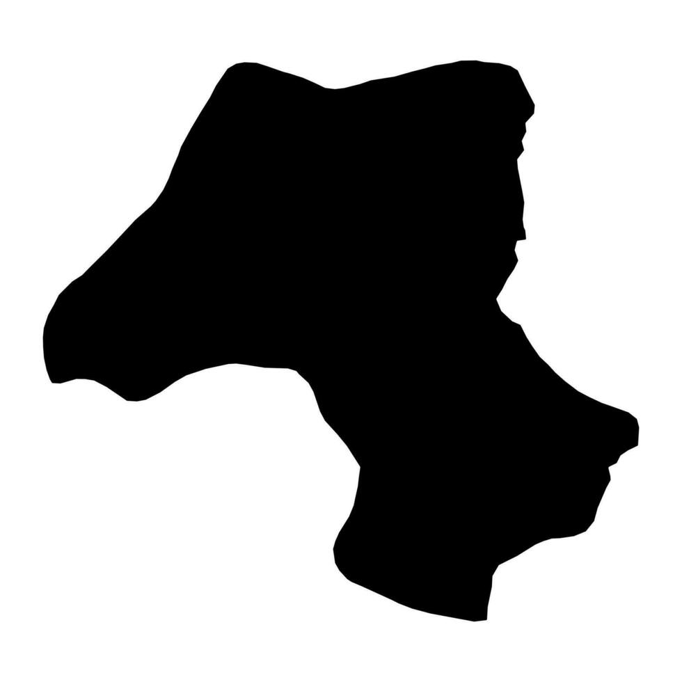 Esteli Department map, administrative division of Nicaragua. Vector illustration.