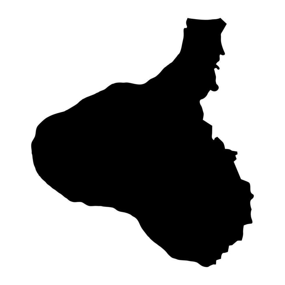 Taranaki Region map, administrative division of New Zealand. Vector illustration.