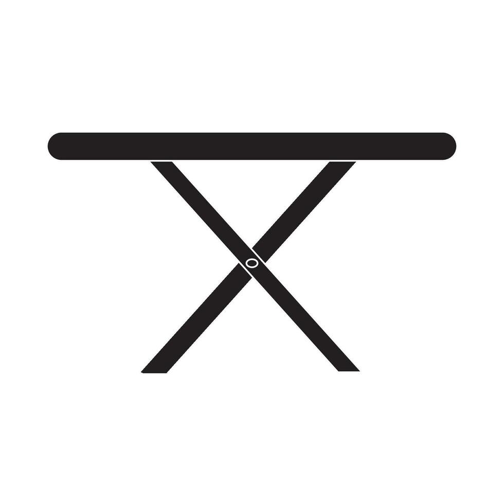 mesa icono logo vector diseño modelo