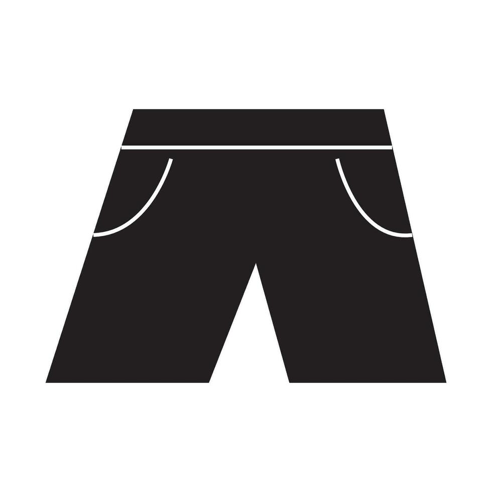 pantalones icono logo vector diseño modelo