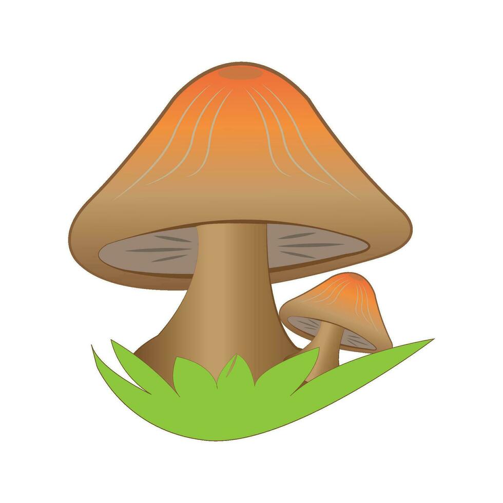mushroom icon logo vector design template