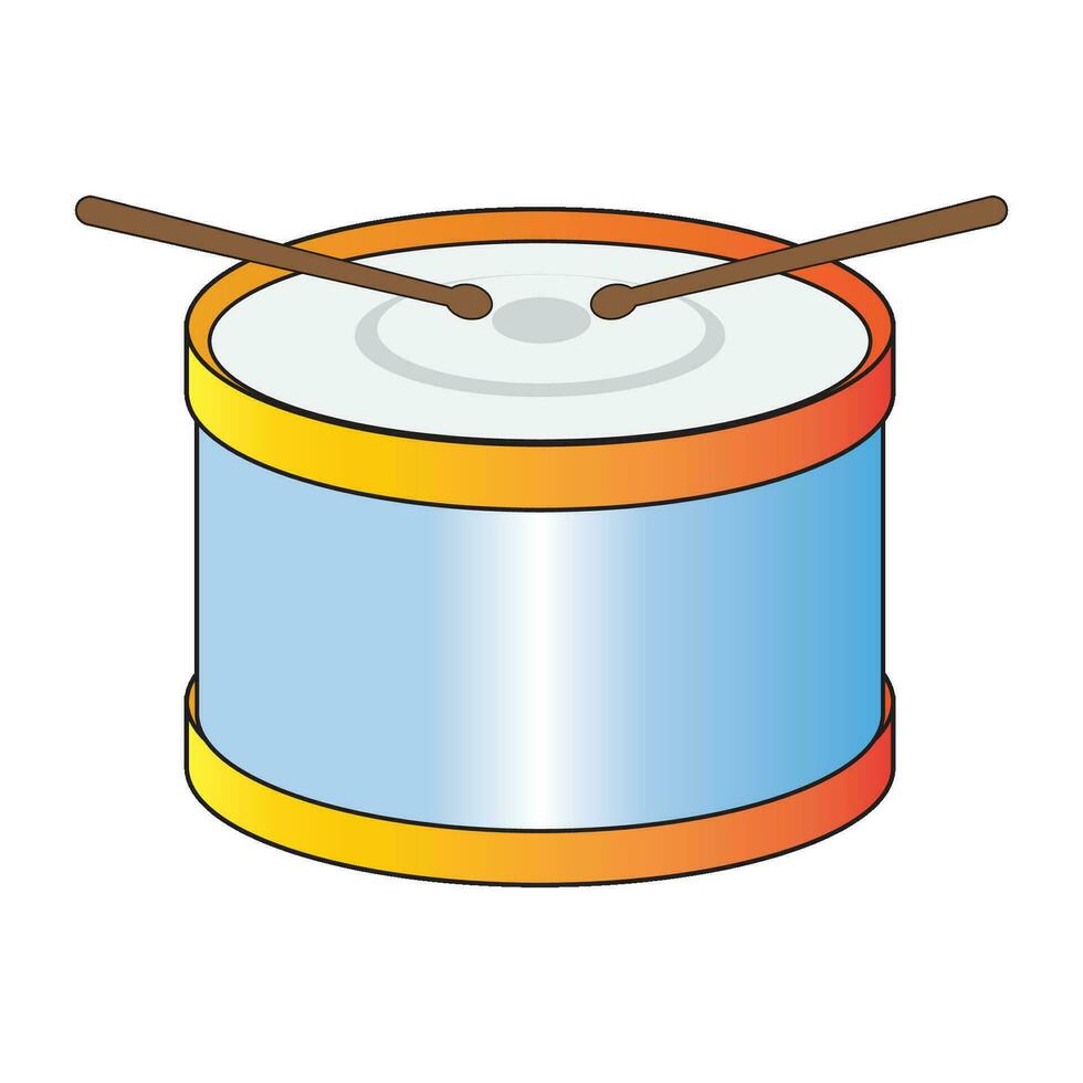 drum icon logo vector design template