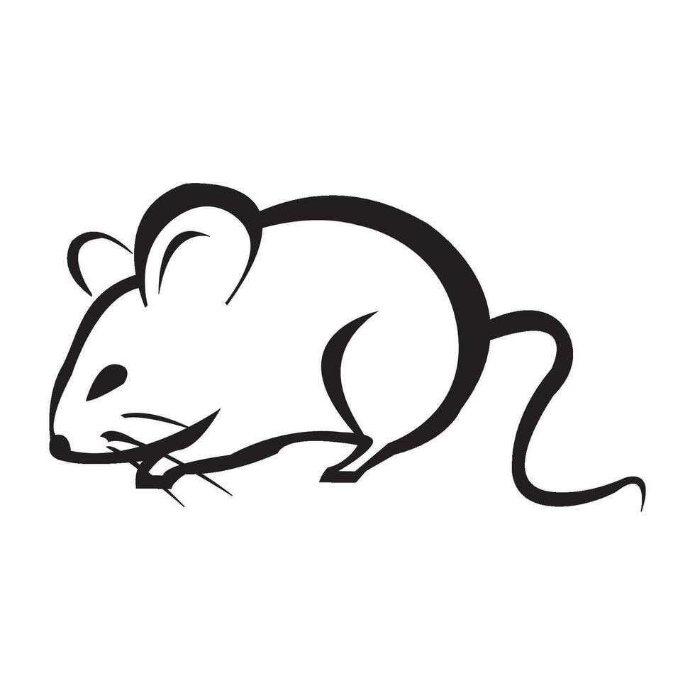 ratón icono logo vector diseño modelo