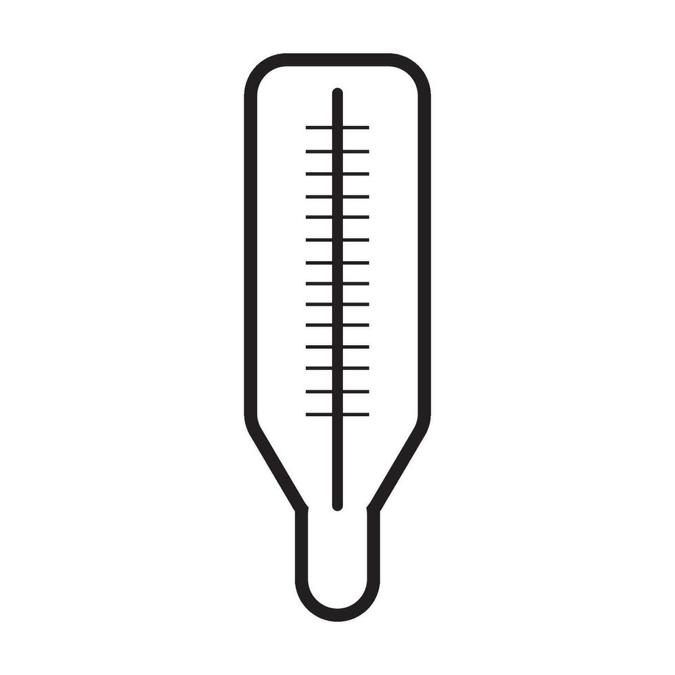 termómetro icono logo vector diseño modelo
