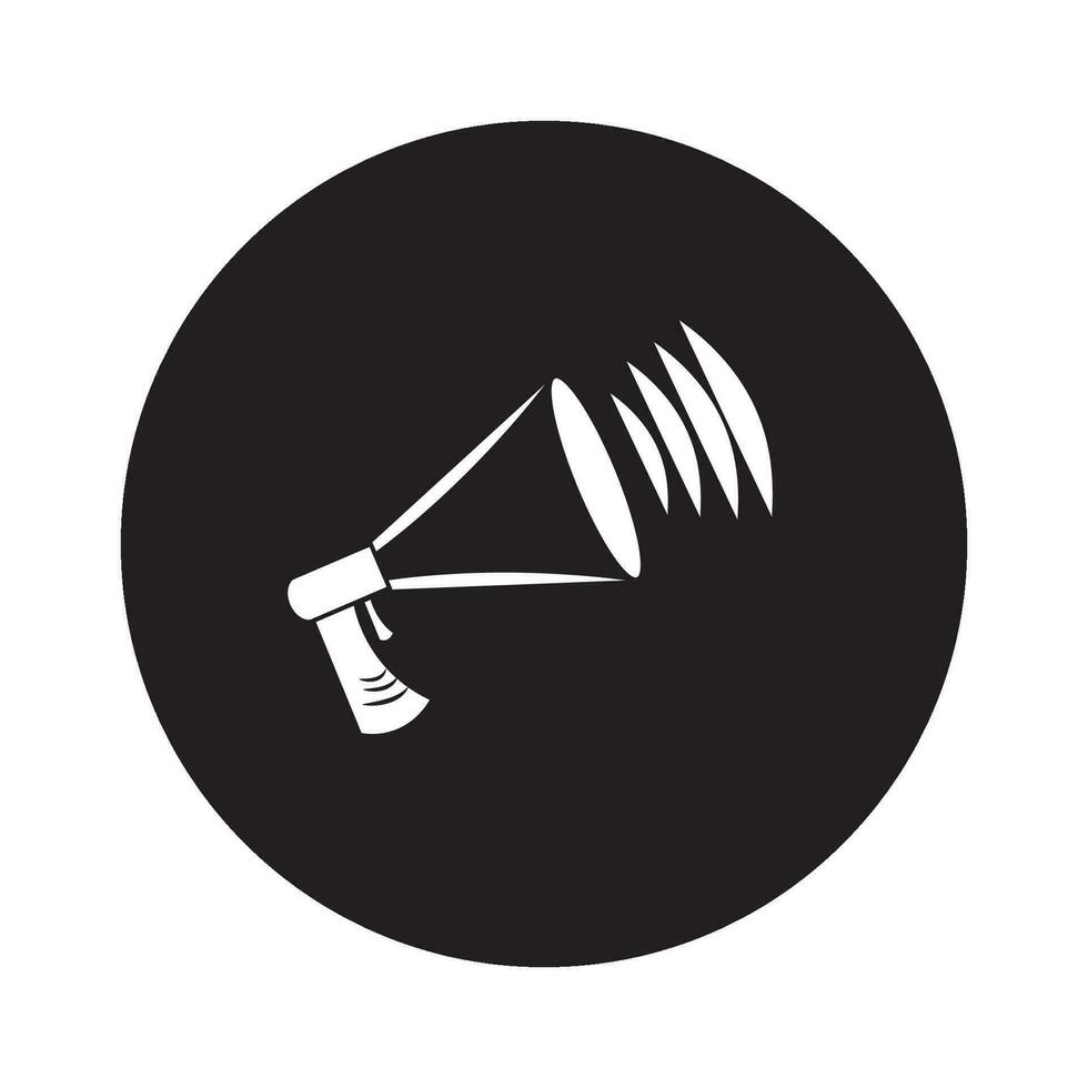 loudspeaker icon logo vector design template