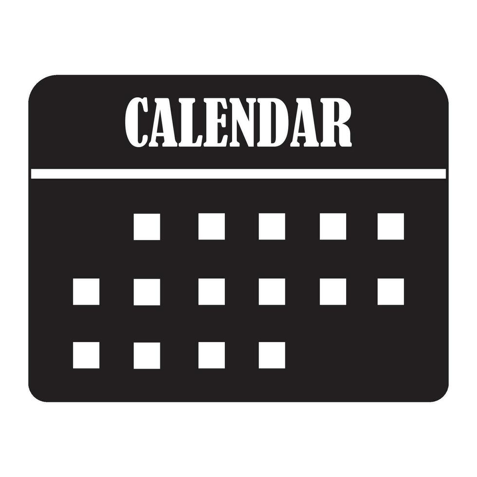 calendar icon logo vector design template