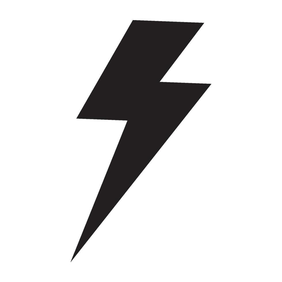 lightning icon logo vector design template