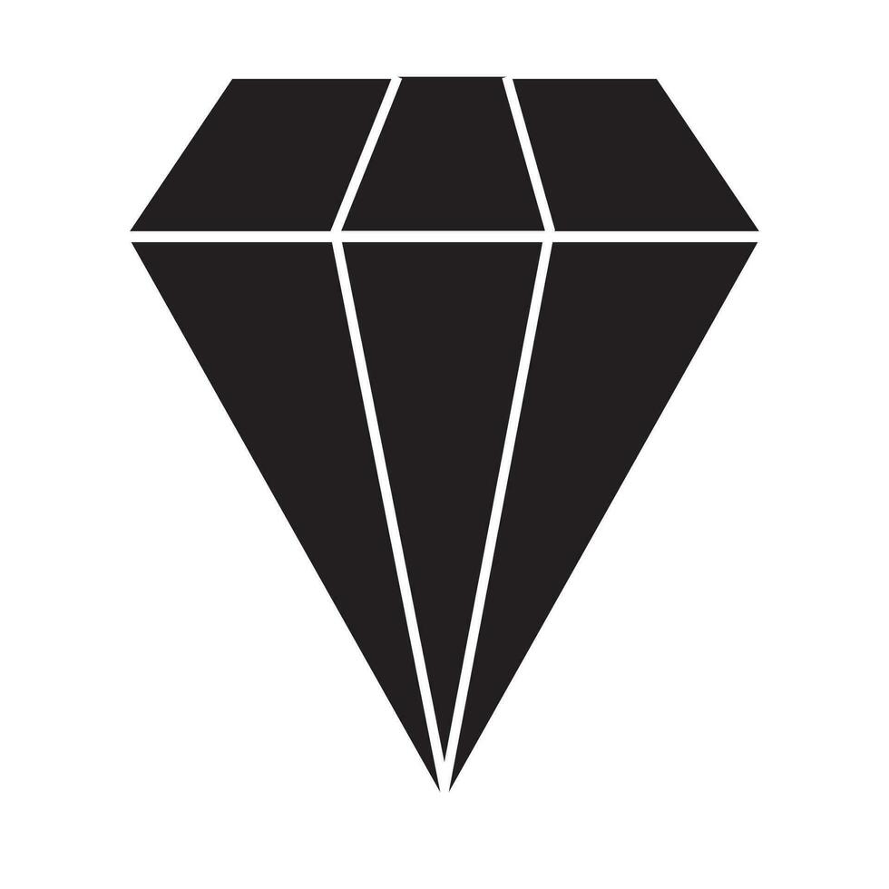 plantilla de diseño de vector de logotipo de icono de diamante