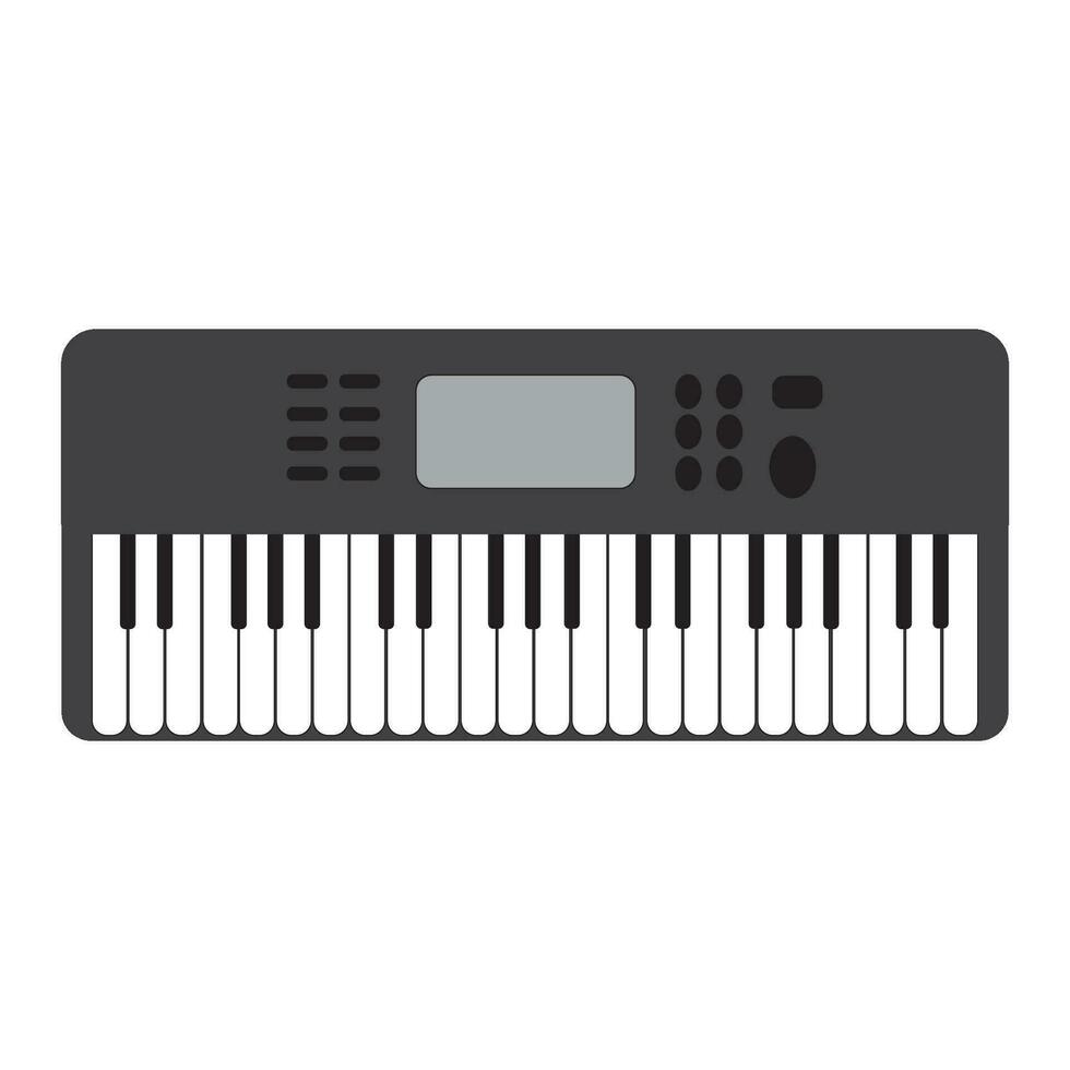 piano icono logo vector diseño modelo