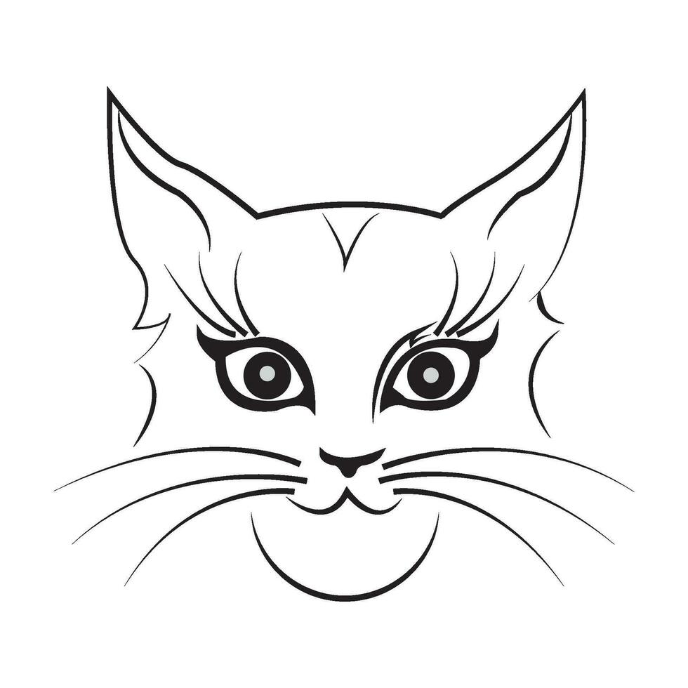 cat icon logo vector design template