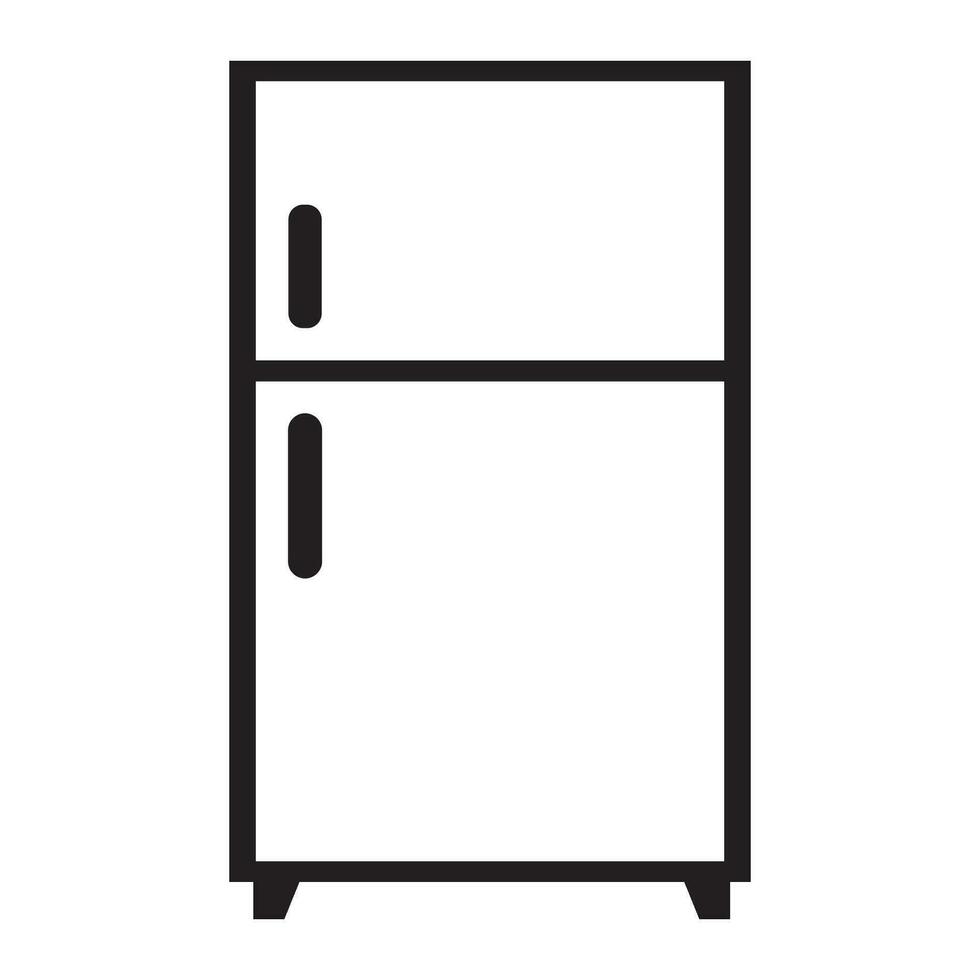 refrigerador icono logo vector diseño modelo